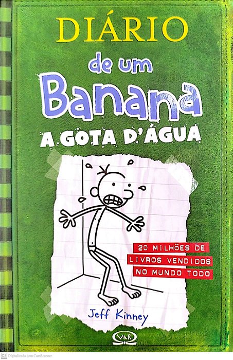 Livro a Gota D''água - Diário de um Banana 3 Autor Kinney, Jeff (2010) [seminovo]