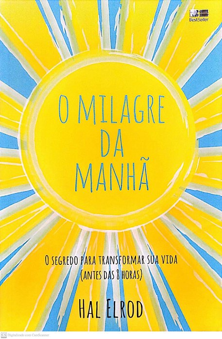Livro o Milagre da Manhã Autor Elrod, Hal (2018) [seminovo]