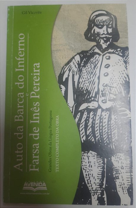 Livro Auto da Barca do Inferno- Farsa de Inês Pereira Autor Vicente, Gil (2012) [usado]