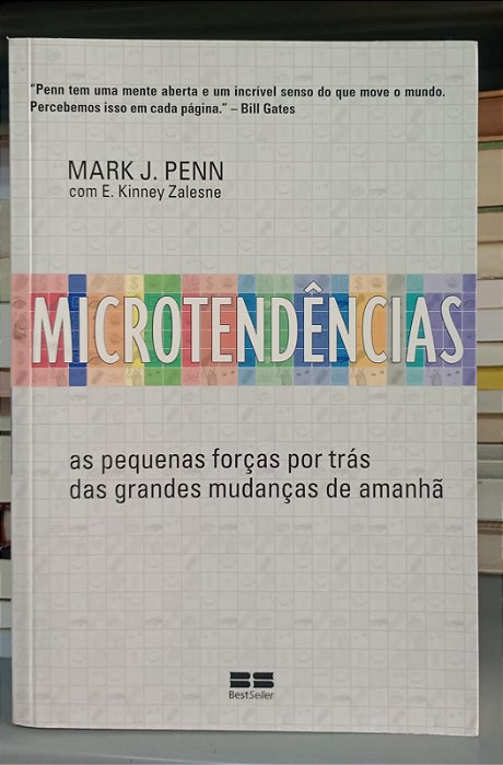 Livro Microtendências Autor Penn, Mark J. e Zalesne, E. Kinney (2008) [seminovo]