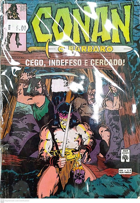 Gibi Conan, o Bárbaro #18 - Formatinho Autor (1993) [usado]
