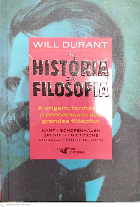 Livro a História da Filosofia 2 Autor Durant, Will (2021) [seminovo]