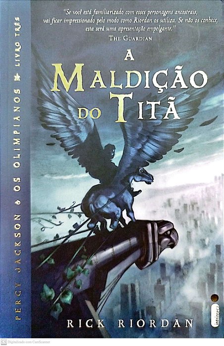 Livro a Maldição do Titã - Percy Jackson e os Olimpianos Livro Três Autor Riordan, Rick (2009) [seminovo]