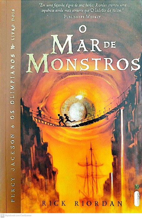 Livro o Mar de Monstros - Percy Jackson e os Olimpianos Livro Dois Autor Riordan, Rick (2009) [seminovo]