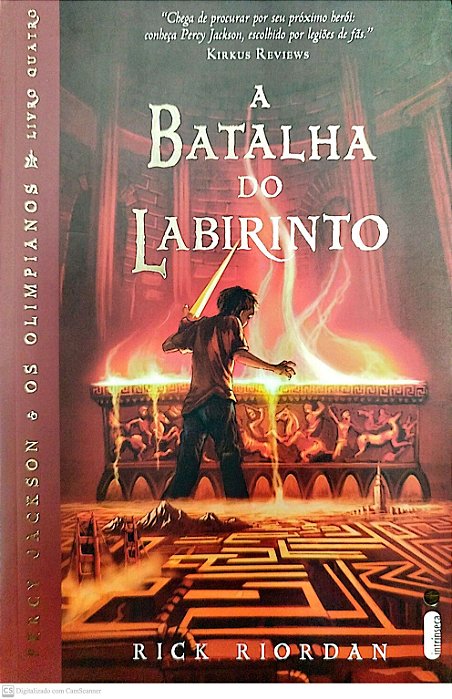 Livro a Batalha do Labirinto - Percy Jackson e os Olimpianos Livro Quatro Autor Riordan, Rick (2010) [seminovo]