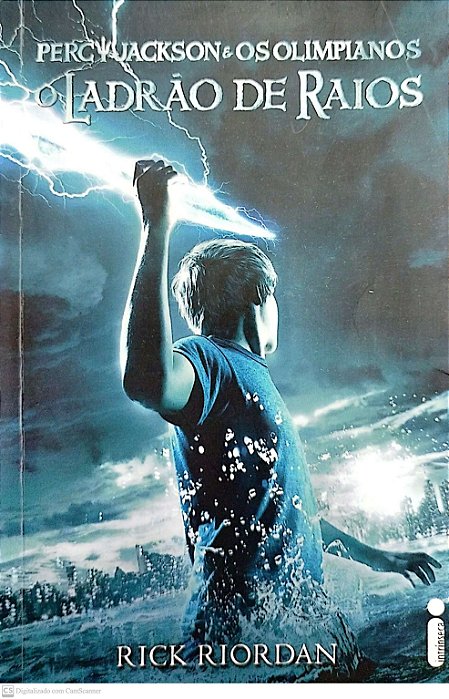 Livro o Ladrão de Raios - Percy Jackson e os Olimpianos (capa do Filme) Autor Riordan, Rick (2010) [seminovo]