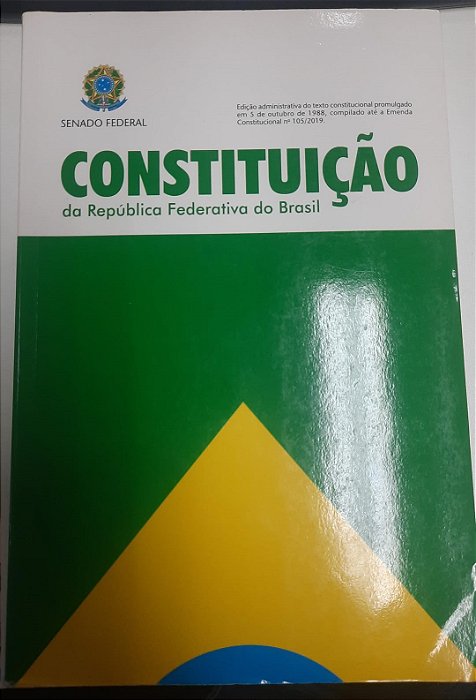 Livro Constituição da República Federativa do Brasil Autor Desconhecido (2020) [usado]