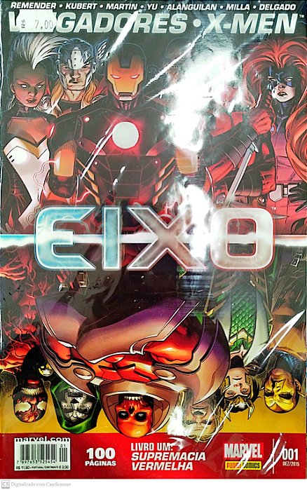 Gibi Vingadores - X-men: Eixo #1 Autor (2015) [usado]
