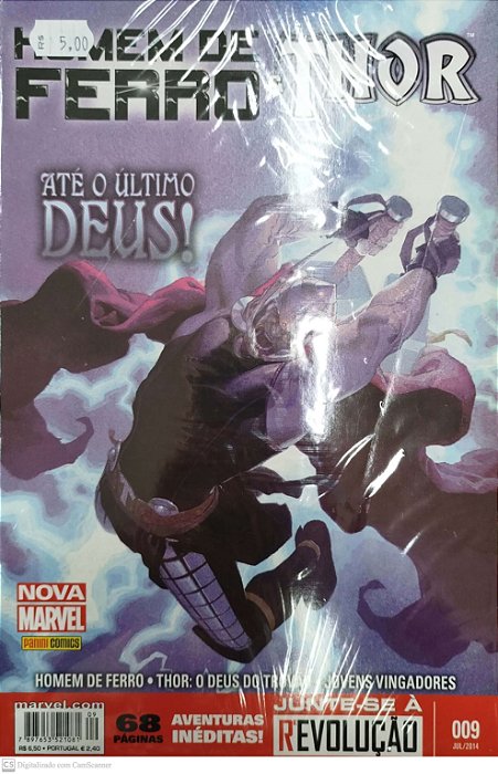 Gibi Homem de Ferro e Thor #9 - Nova Marvel Autor (2014) [seminovo]