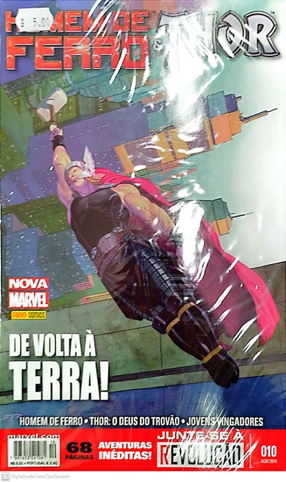 Gibi Homem de Ferro e Thor #10 - Nova Marvel Autor (2014) [seminovo]