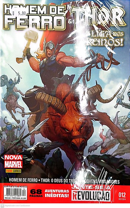 Gibi Homem de Ferro e Thor #12 - Nova Marvel Autor (2014) [seminovo]