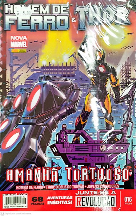 Gibi Homem de Ferro e Thor #16 - Nova Marvel Autor (2015) [seminovo]
