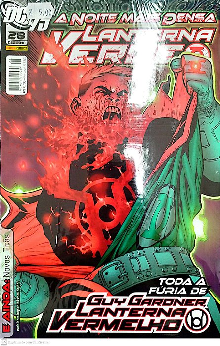 Gibi Dimensão Dc: Lanterna Verde #28 Autor (2010) [seminovo]