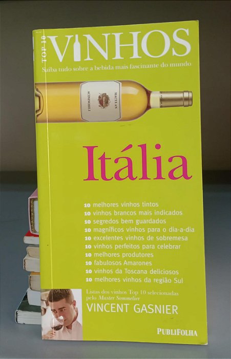 Livro Vinhos - Itália Autor Gasnier, Vincent (2007) [seminovo]