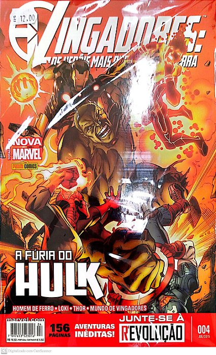 Gibi Vingadores #4 - Totalmente Nova Marvel Autor (2015) [seminovo]