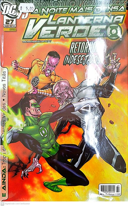 Gibi Dimensão Dc: Lanterna Verde #27 Autor (2010) [seminovo]