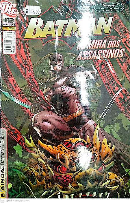 Gibi Batman #112 Autor (2012) [seminovo]