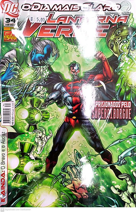 Gibi Dimensão Dc: Lanterna Verde #34 Autor (2011) [seminovo]