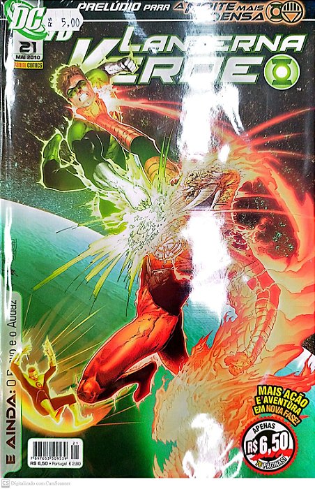 Gibi Dimensão Dc: Lanterna Verde #21 Autor (2010) [seminovo]