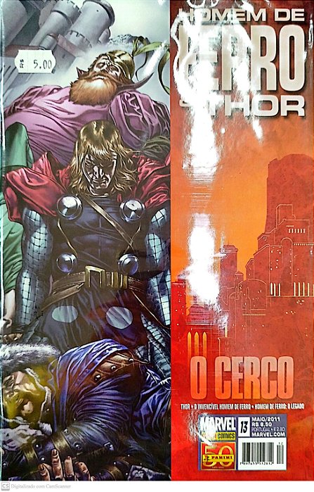 Gibi Homem de Ferro e Thor #13 Autor (2011) [seminovo]