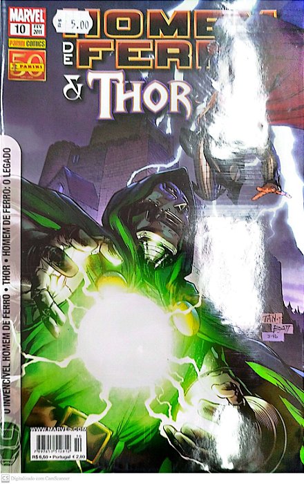 Gibi Homem de Ferro e Thor #10 Autor (2011) [seminovo]