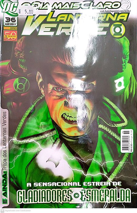 Gibi Dimensão Dc: Lanterna Verde #36 Autor (2011) [seminovo]