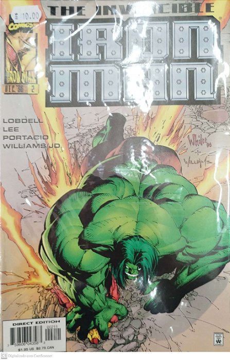 Gibi The Invincible Iron Man #2 Autor (1996) [seminovo]