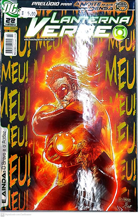 Gibi Lanterna Verde #22 Autor (2010) [seminovo]