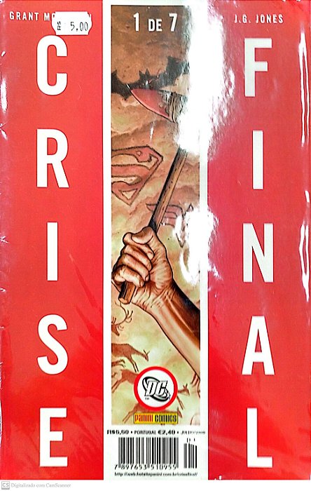 Gibi Crise Final #1 Autor (2009) [usado]