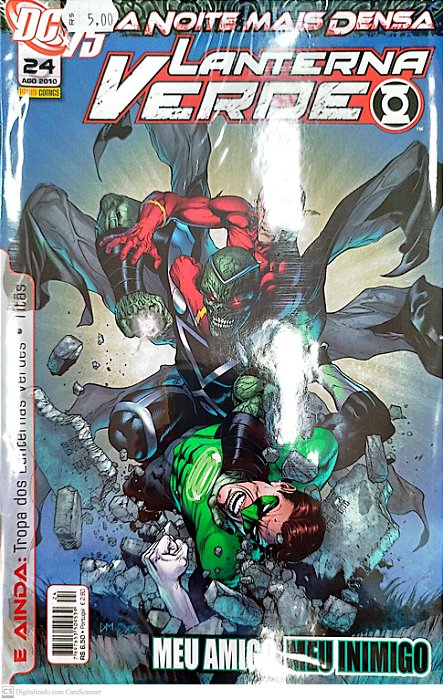 Gibi Lanterna Verde #24 Autor (2010) [seminovo]