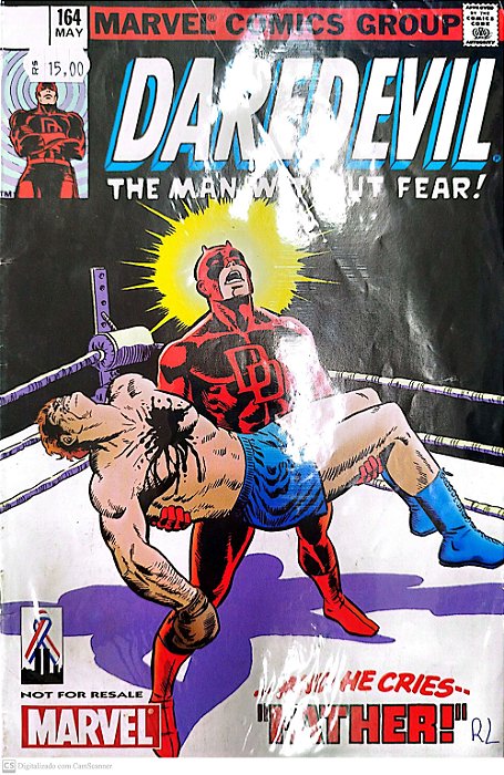 Gibi Daredevil #164 Autor (1980) [usado]