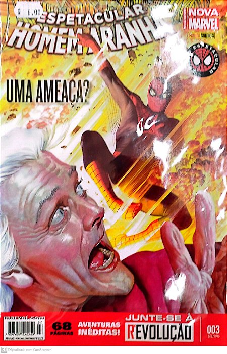 Gibi o Espetacular Homem-aranha #3 Totalmente Nova Marvel - Edição Espetacular Autor (2015) [seminovo]