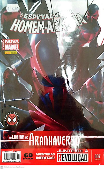 Gibi o Espetacular Homem-aranha #7 Totalmente Nova Marvel - Edição Espetacular Autor (2016) [seminovo]