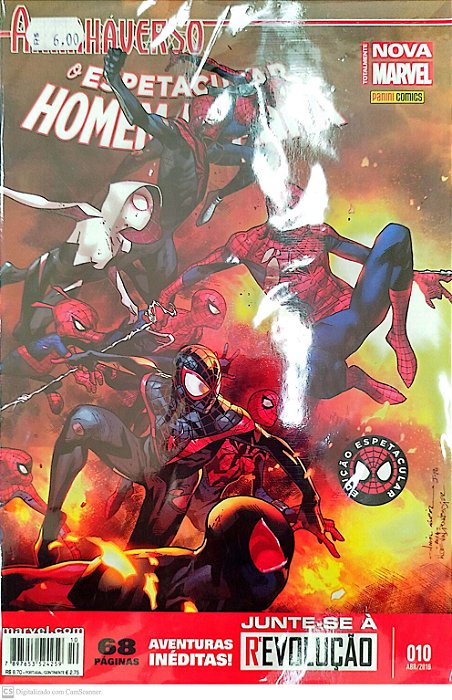 Gibi o Espetacular Homem-aranha #10 Totalmente Nova Marvel - Edição Espetacular Autor (2016) [seminovo]