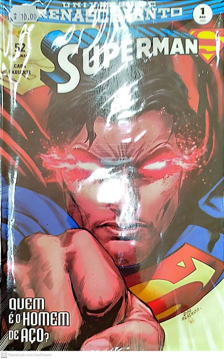 Gibi Superman #1 - Universo Dc do Renascimento (capa Variante) Autor (2017) [seminovo]