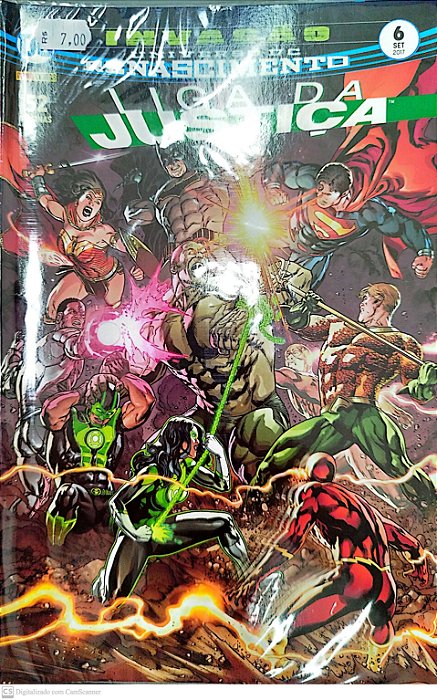 Gibi Liga da Justiça #6 Autor (2017) [seminovo]
