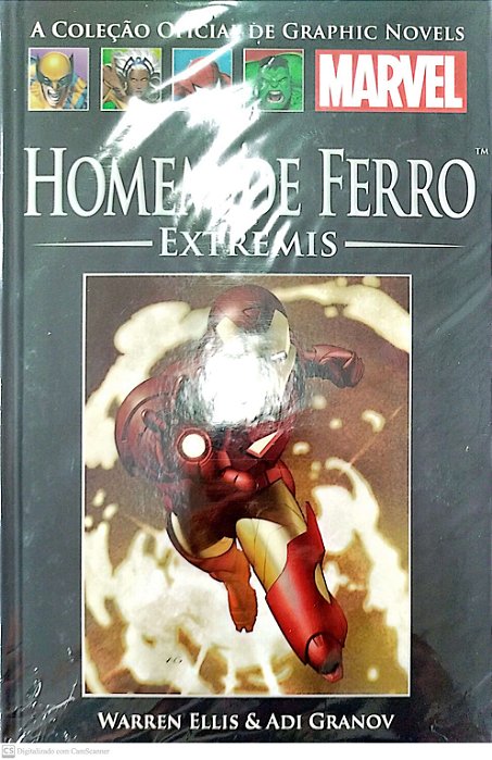Gibi Homem de Ferro: Extremis - a Coleção Oficial de Graphic Novels Marvel #43 Autor (2014) [seminovo]