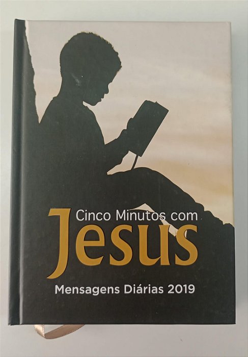 Livro Cinco Minutos com Jesus - Mensagens Diárias 2019 Autor Vários (2019) [seminovo]