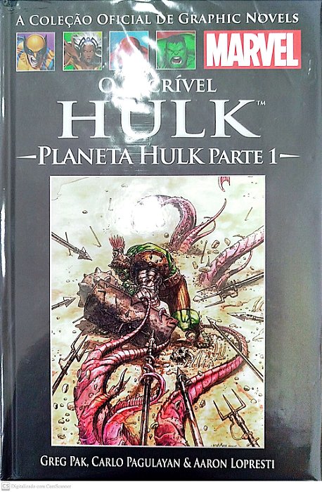 Gibi o Incrível Hulk: Planeta Hulk Parte 1 - a Coleção Oficial de Graphic Novels Marvel #46 Autor (2014) [seminovo]