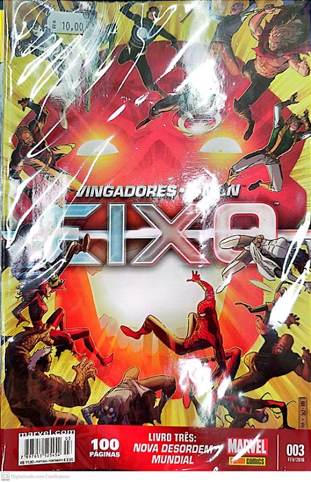 Gibi Vingadores - X-men Eixo #3 Autor (2016) [seminovo]