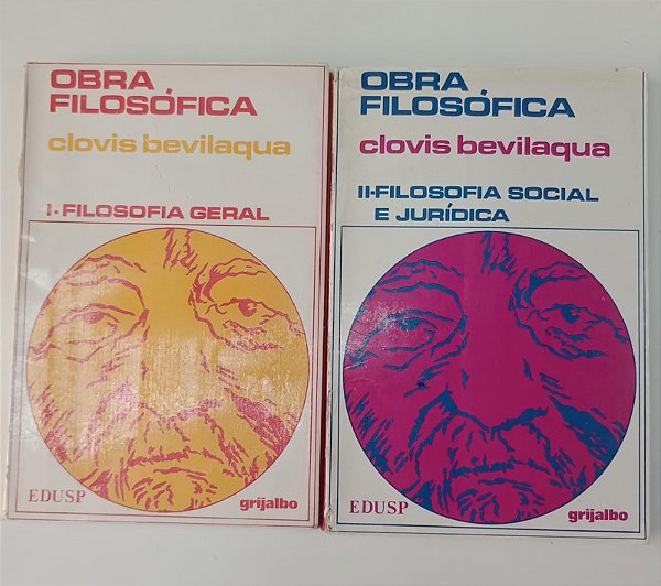 Livro Obra Filosófica - 2 Volumes Autor Bevilaqua, Clovis (1976) [usado]