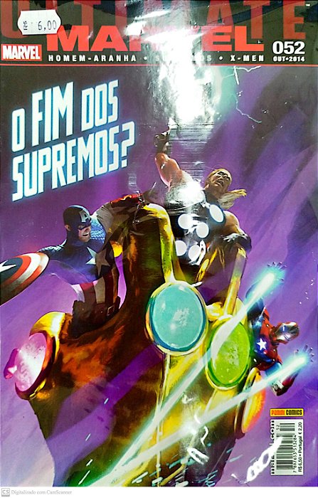 Gibi Ultimate Marvel #52 Autor (2014) [seminovo]