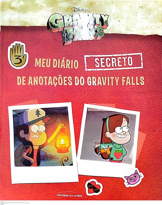 Livro Meu Diário Secreto de Anotações do Gravity Falls Autor Desconhecido (2019) [seminovo]