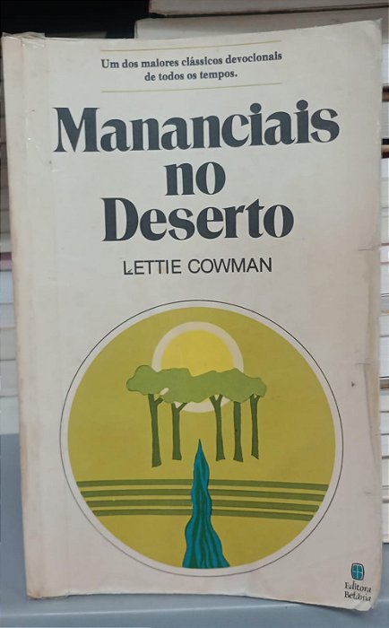Livro Mananciais no Deserto Autor Cowman, Lettie (1986) [usado]