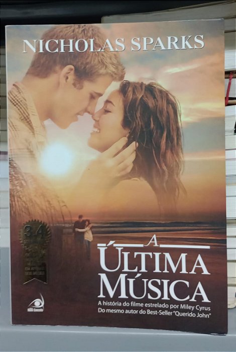 Livro a Última Música Autor Sparks, Nicholas (2010) [seminovo]