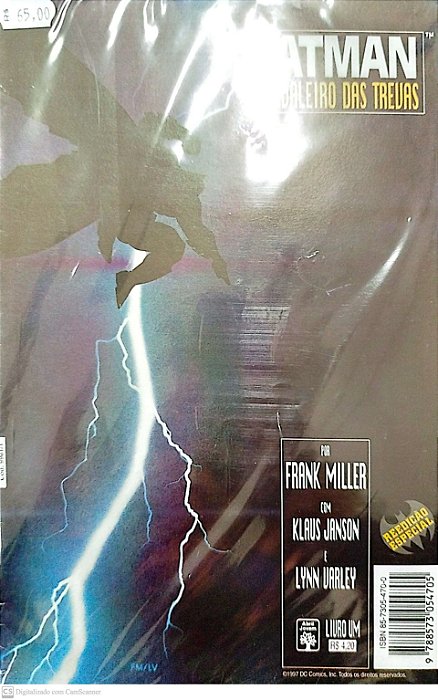 Gibi Batman: o Cavaleiro das Trevas - Mini-série Completa em 4 Edições Autor (1997) [seminovo]