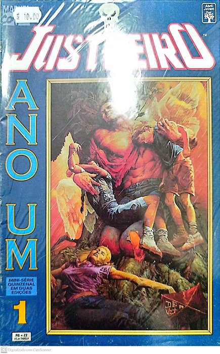 Gibi Justiceiro: Ano um - Mini-série Completa em 2 Edições Autor (1996) [usado]