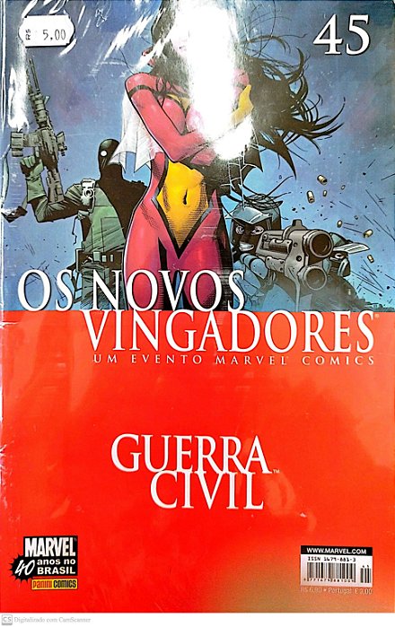 Gibi os Novos Vingadores #45 Autor (2007) [seminovo]