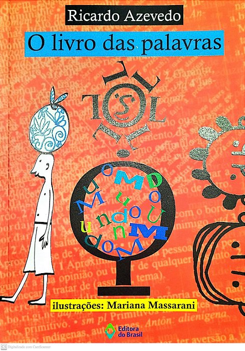 Livro o Livro das Palavras Autor Azevedo, Ricardo (2007) [seminovo]