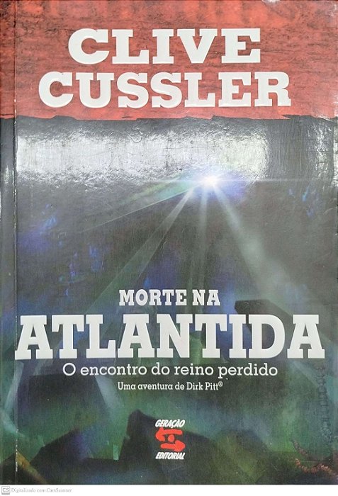 Livro Morte na Atlântida Autor Cussler, Clive (2001) [usado]